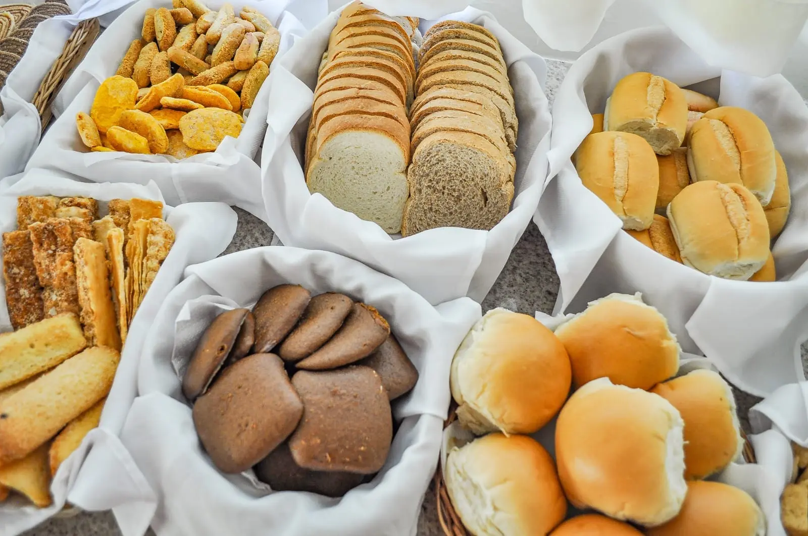 Seleção de pães